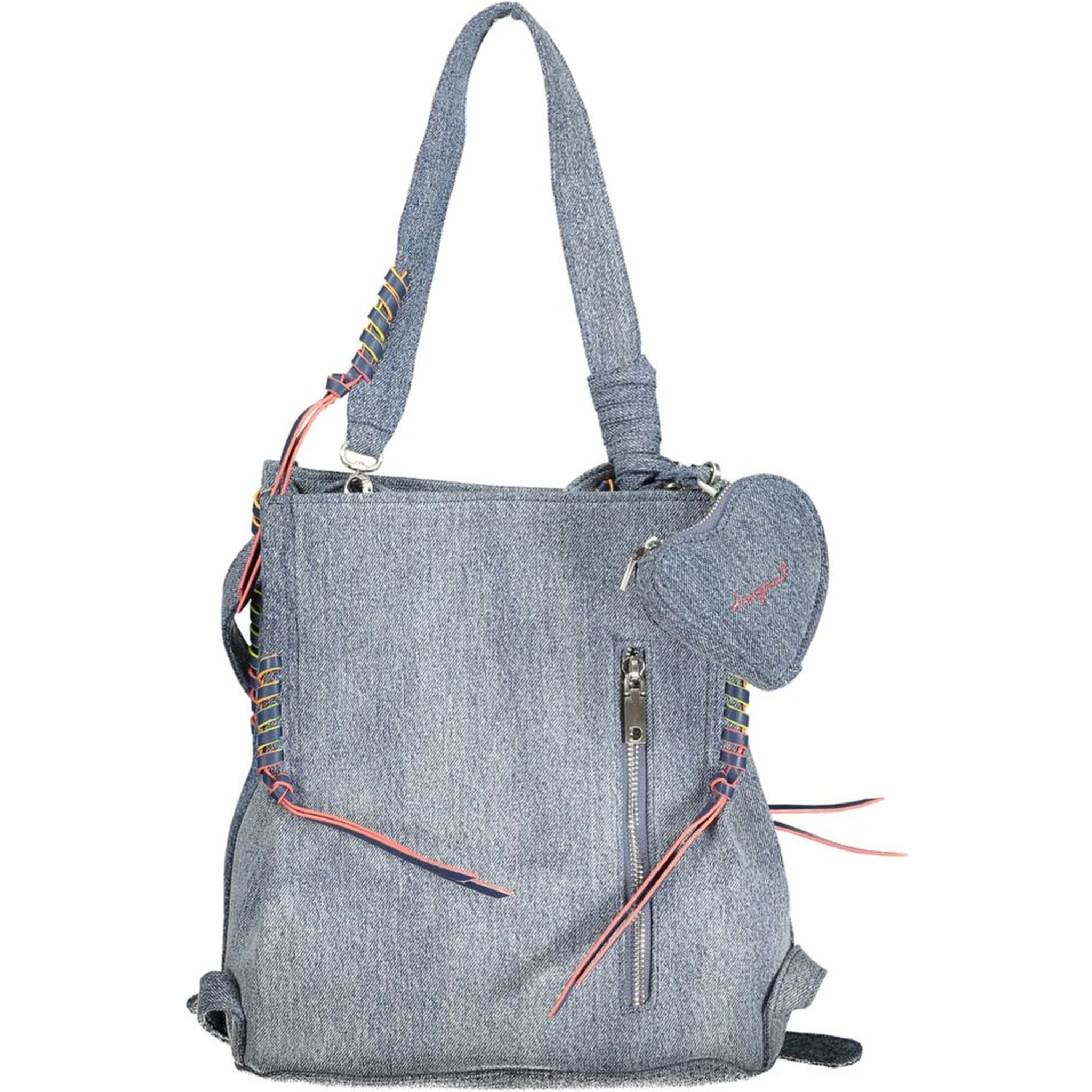Azzurro Cotton Women Backpack