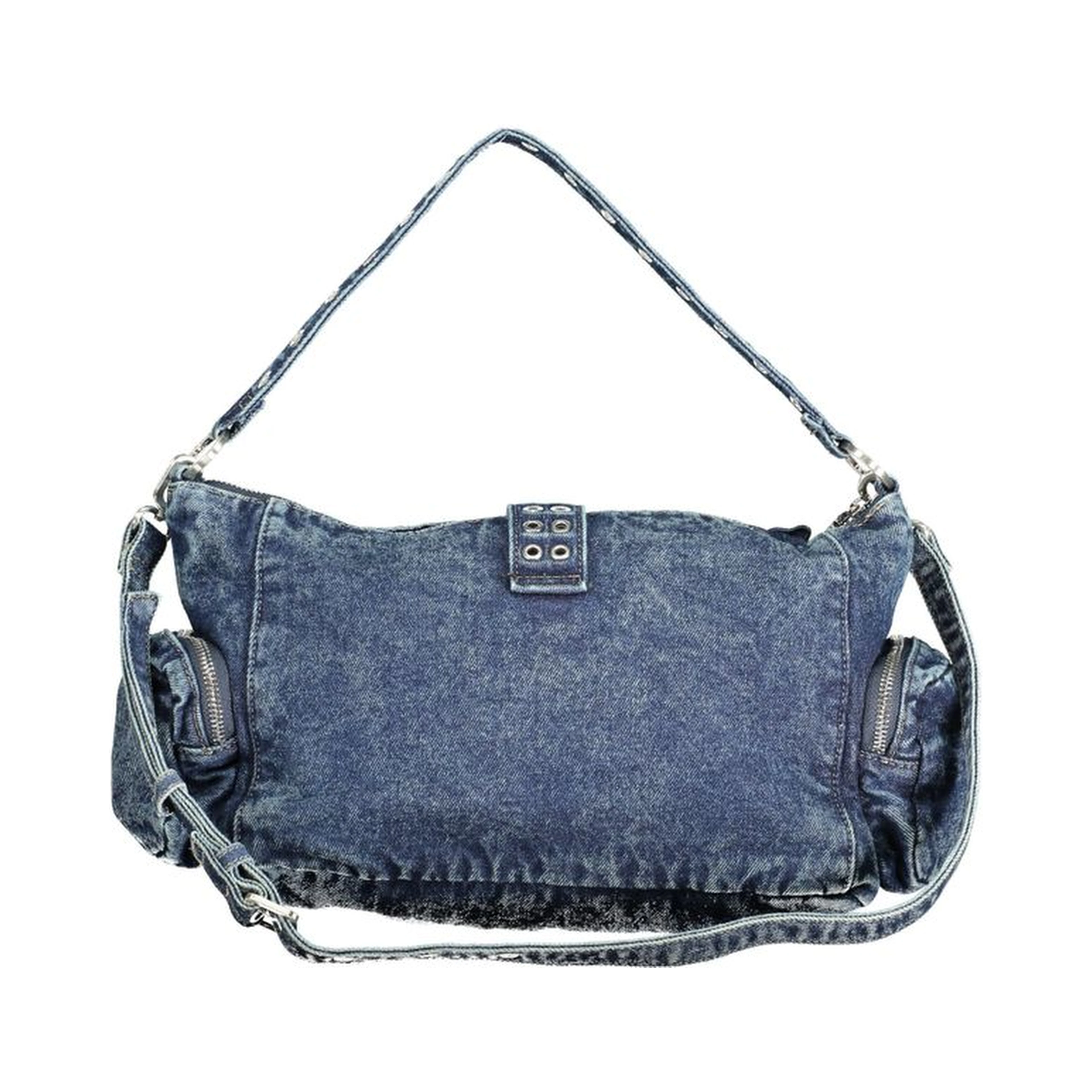 Blue Cotton Women Bag
