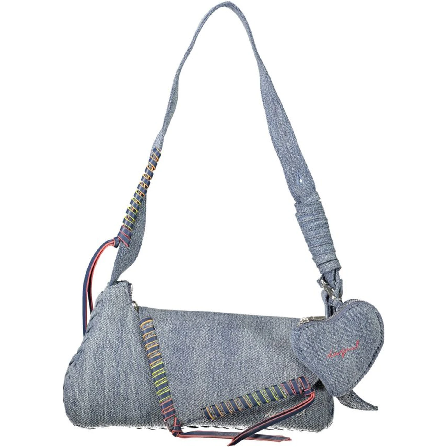 Azzurro Cotton Women Shoulder Bag