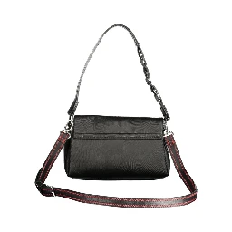Black Polyurethane Women's Bag