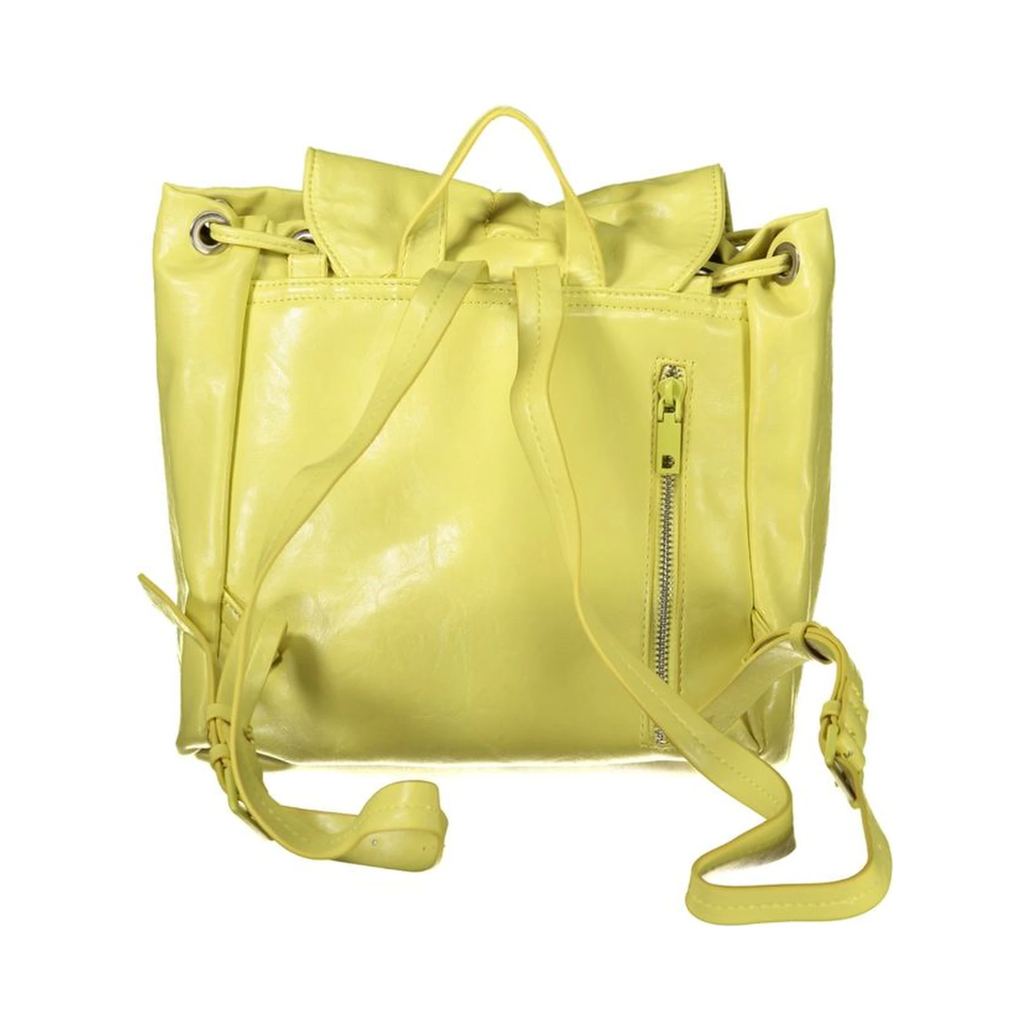 Yellow Polyethylene Backpack