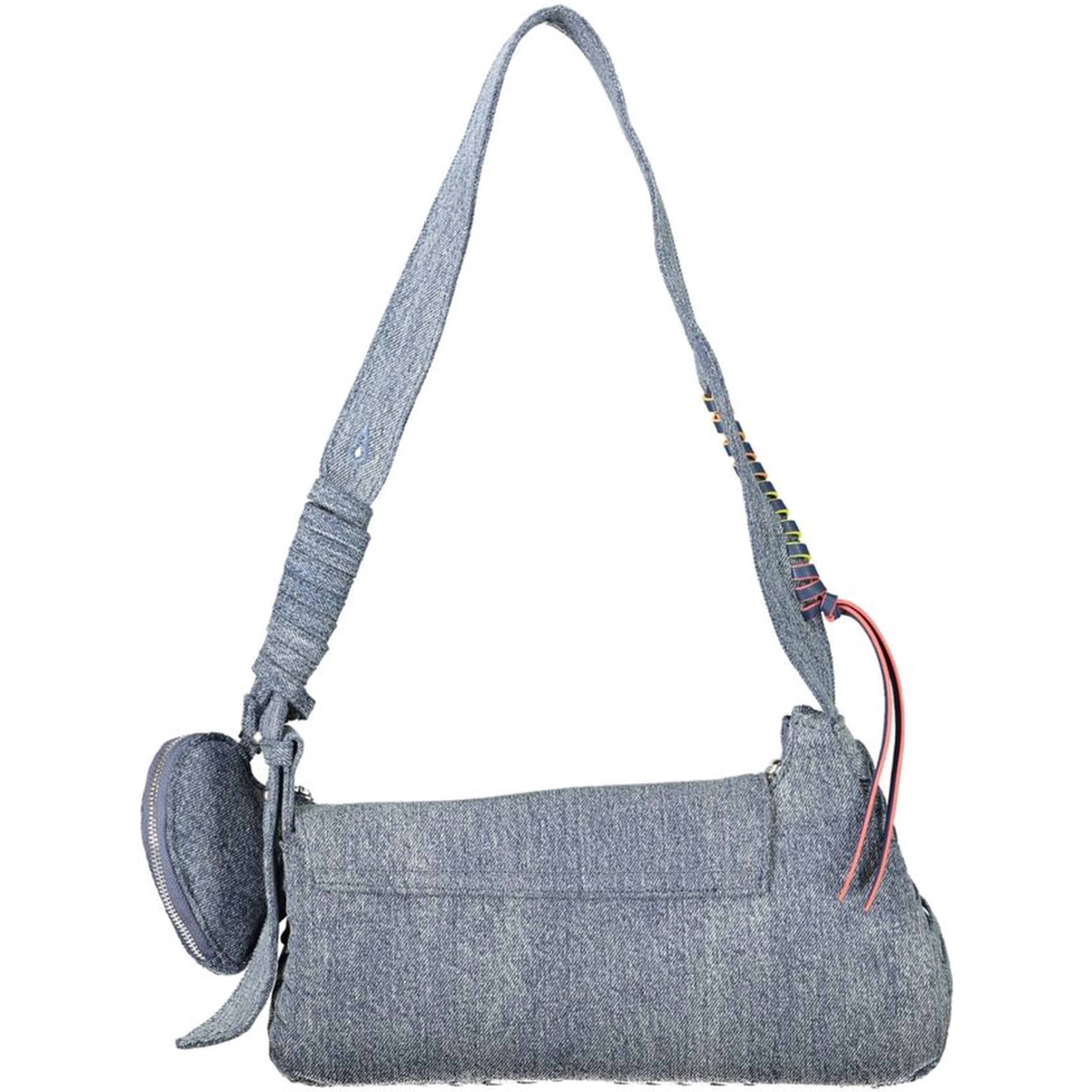 Azzurro Cotton Women Shoulder Bag