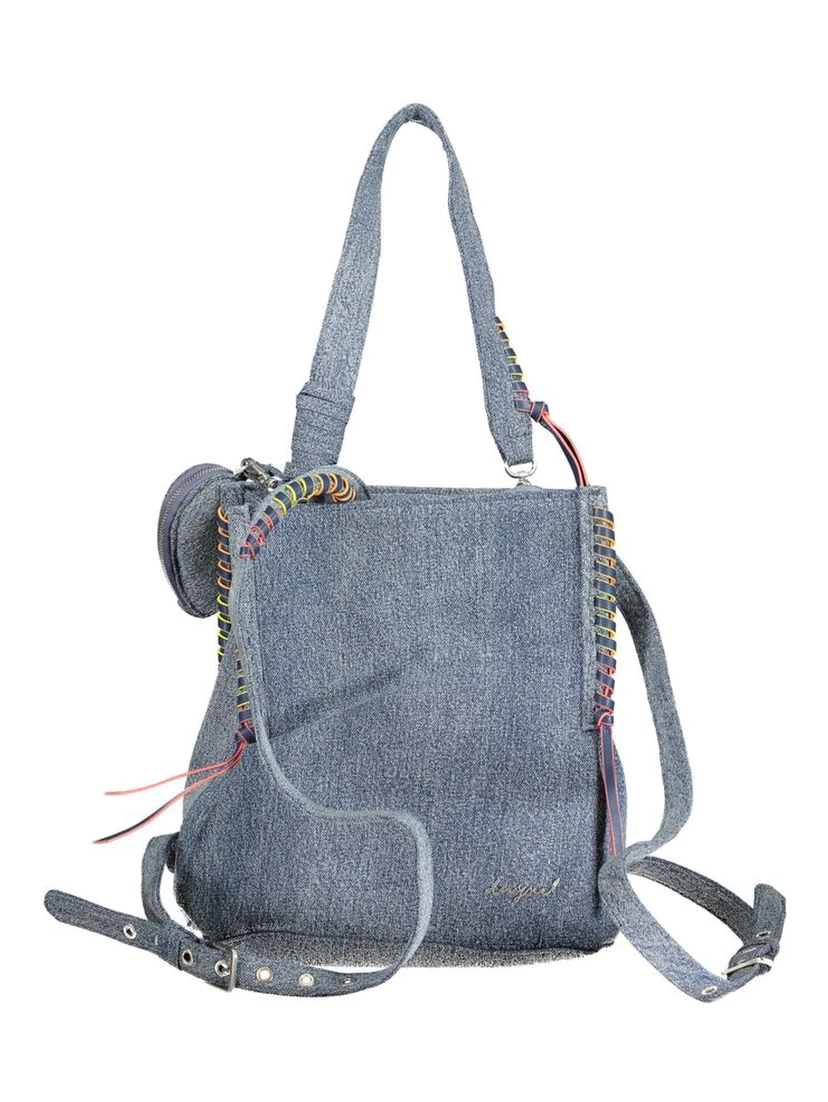 Azzurro Cotton Women Backpack