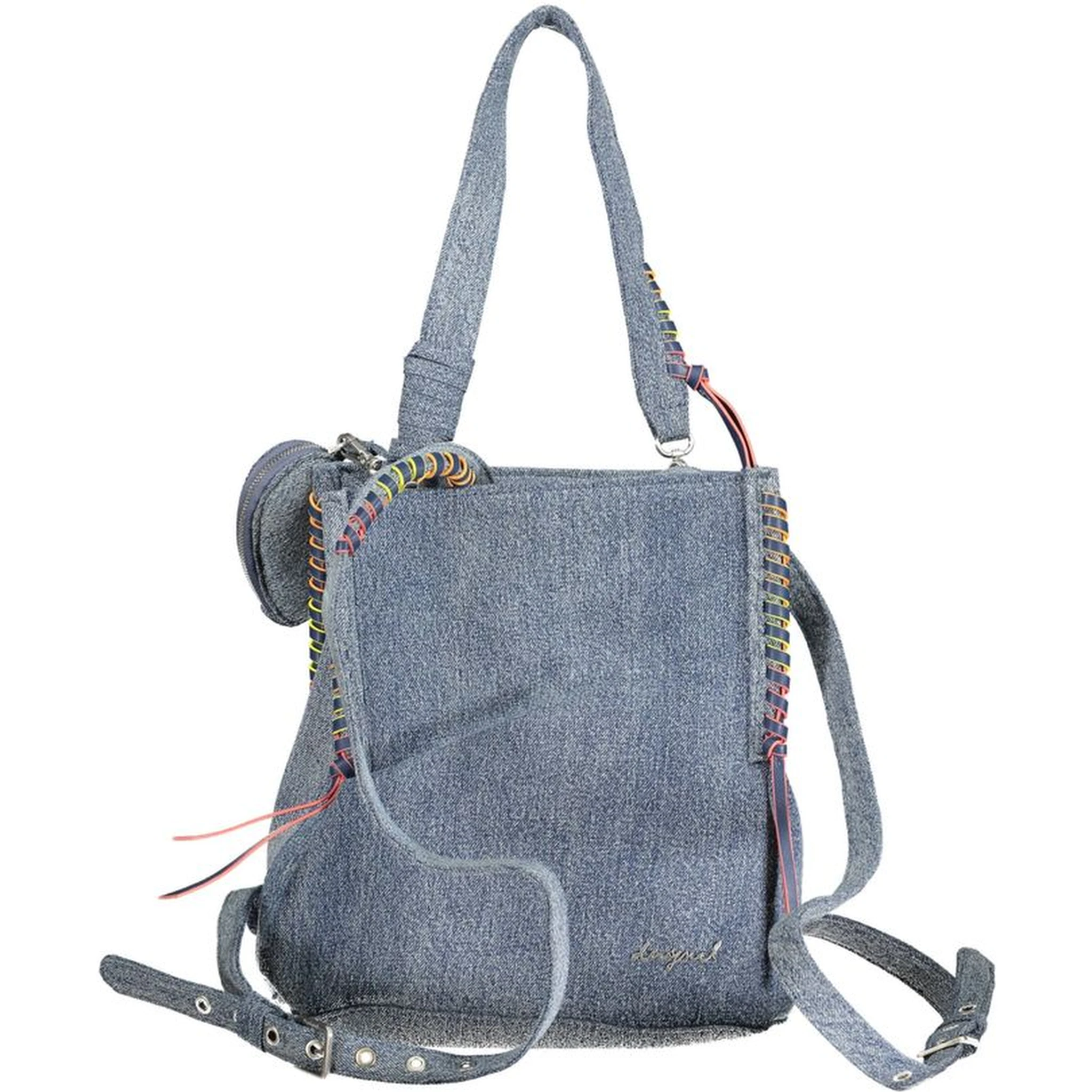Azzurro Cotton Women Backpack