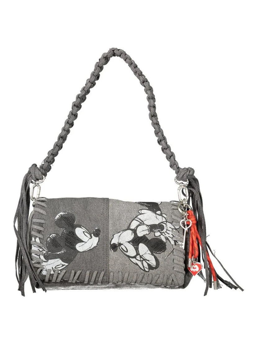Grigio Cotton Women Handbag