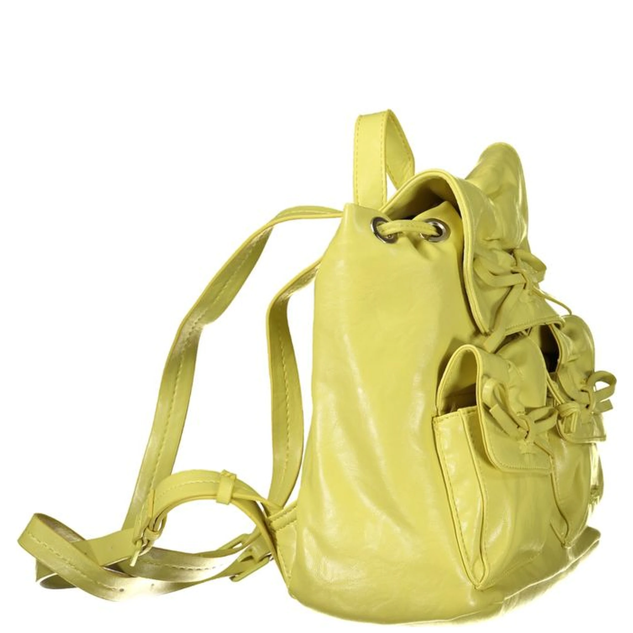 Yellow Polyethylene Backpack