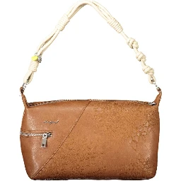 Marrone Polyurethane Women's Shoulder Bag