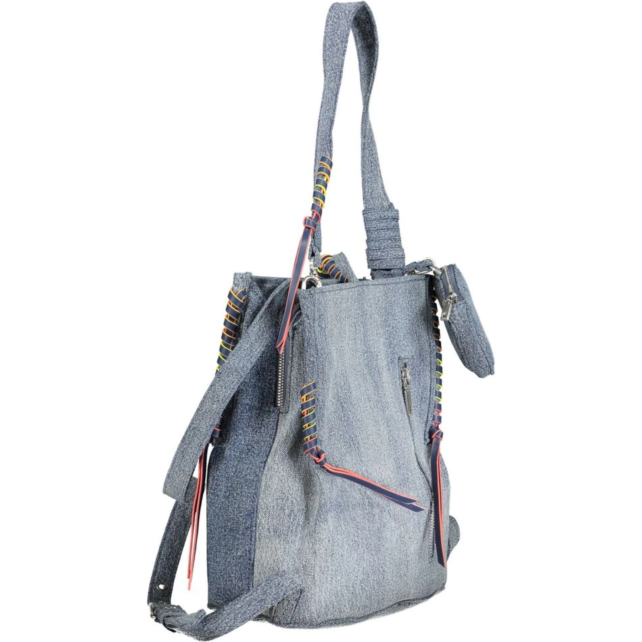 Azzurro Cotton Women Backpack