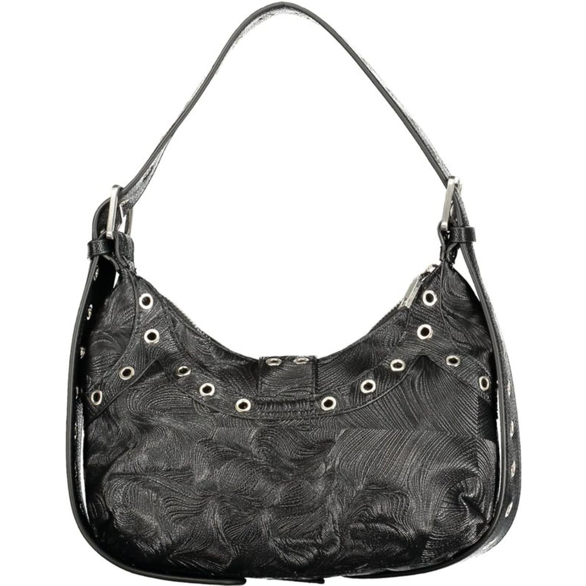 Black Polyurethane Women's Mini Bag
