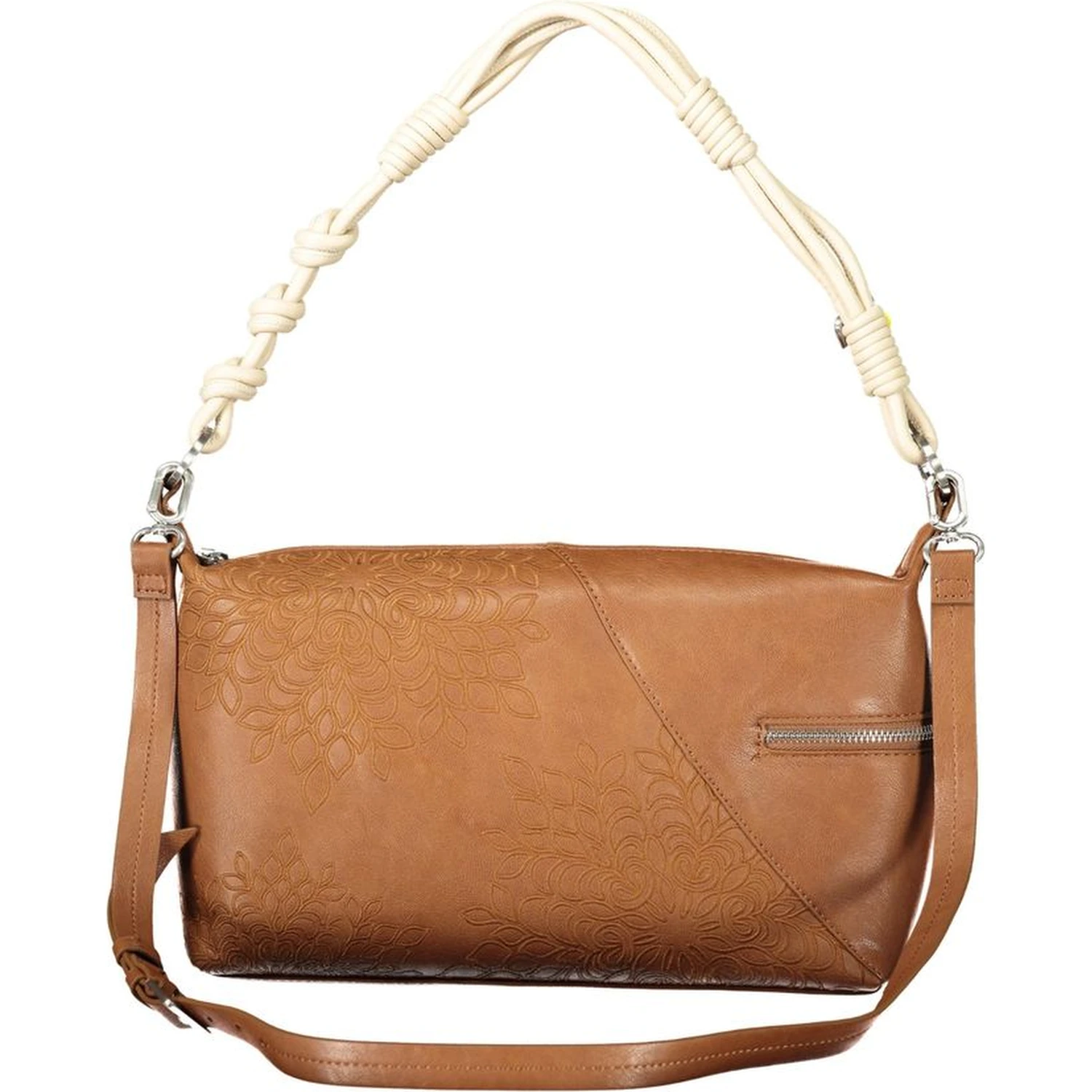 Marrone Polyurethane Women's Shoulder Bag
