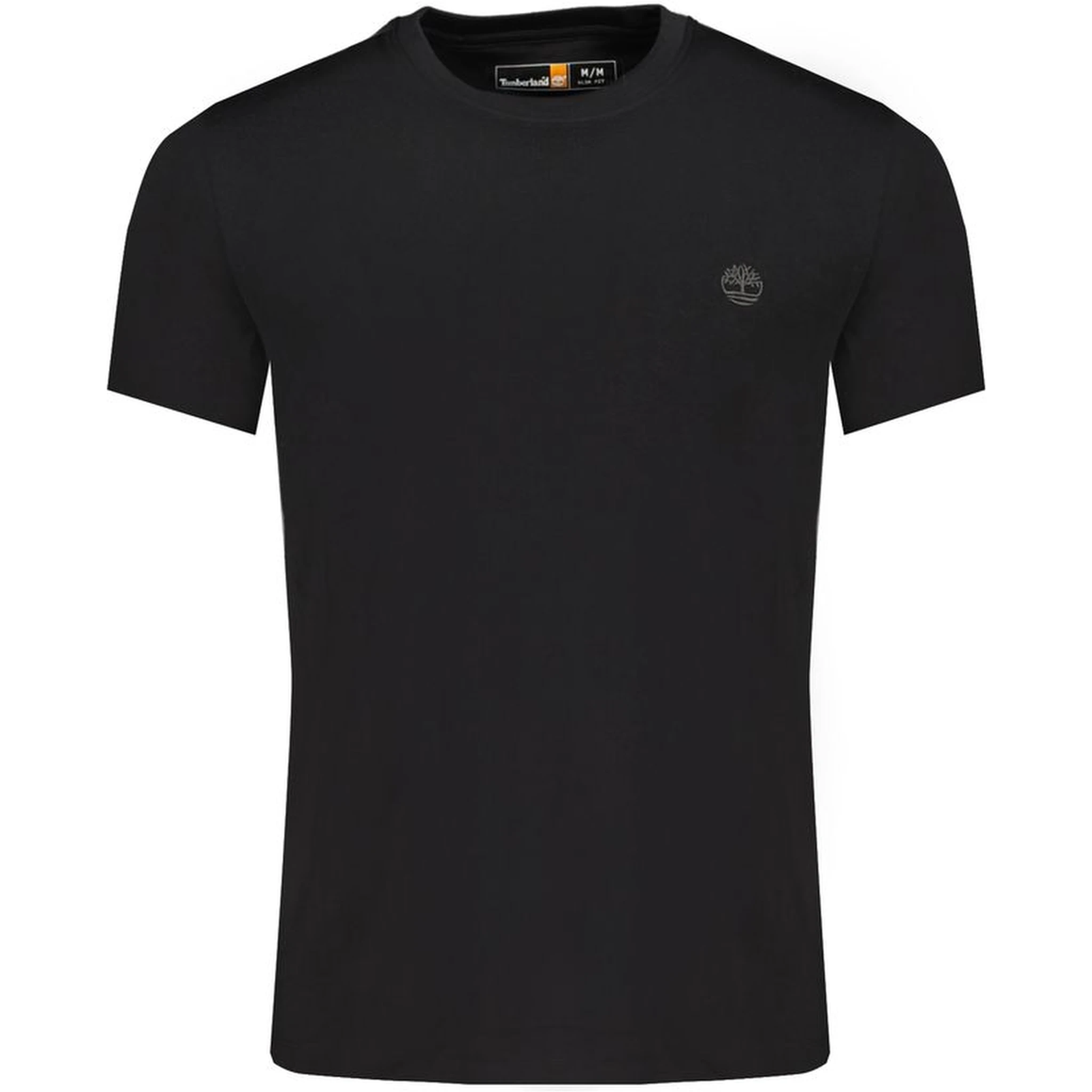 Black Cotton Men T-Shirt