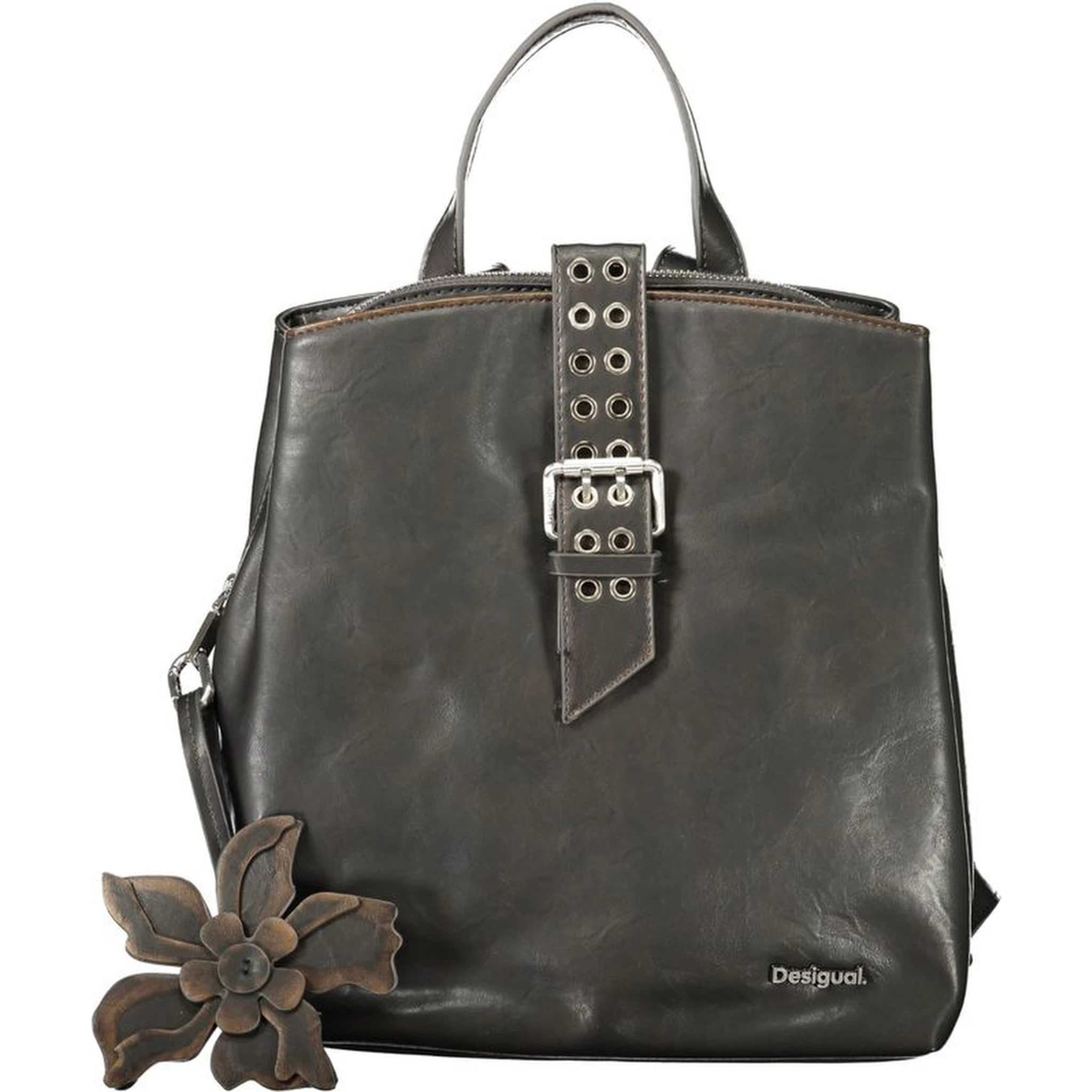 Black Polyethylene Backpack