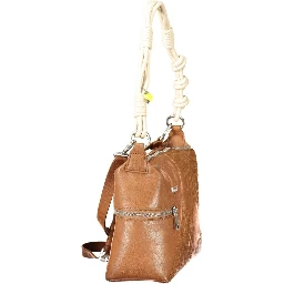 Marrone Polyurethane Women's Shoulder Bag
