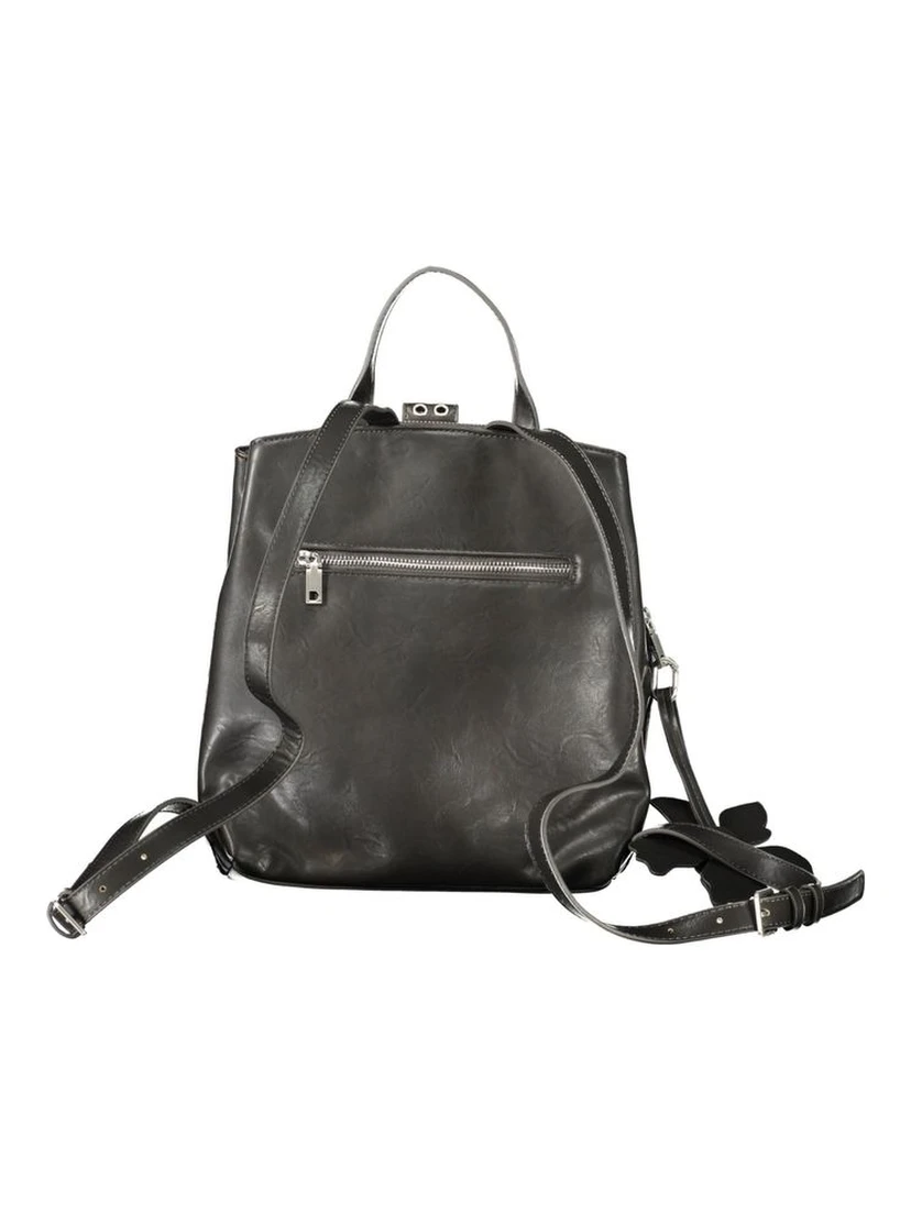 Black Polyethylene Backpack
