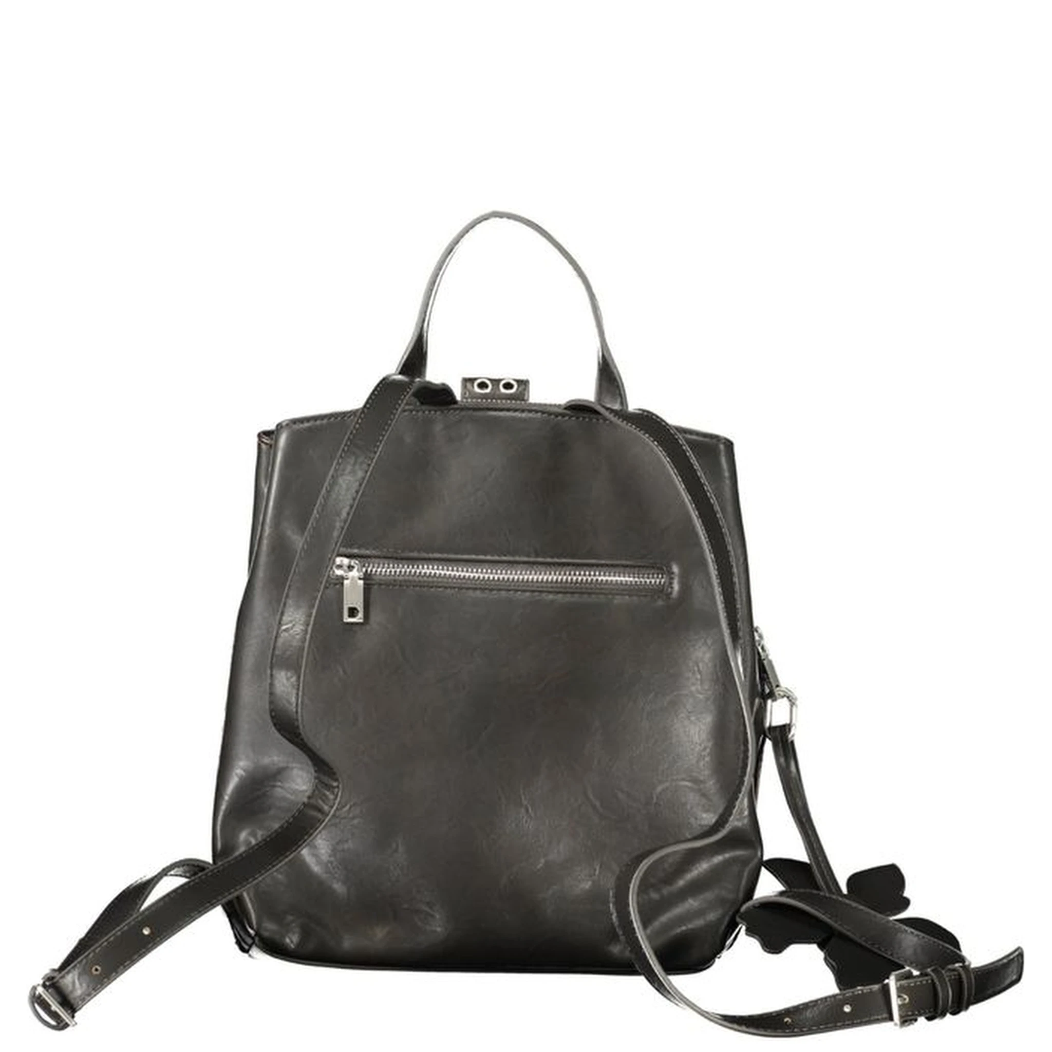 Black Polyethylene Backpack