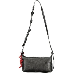 Black Polyurethane Women's Handbag
