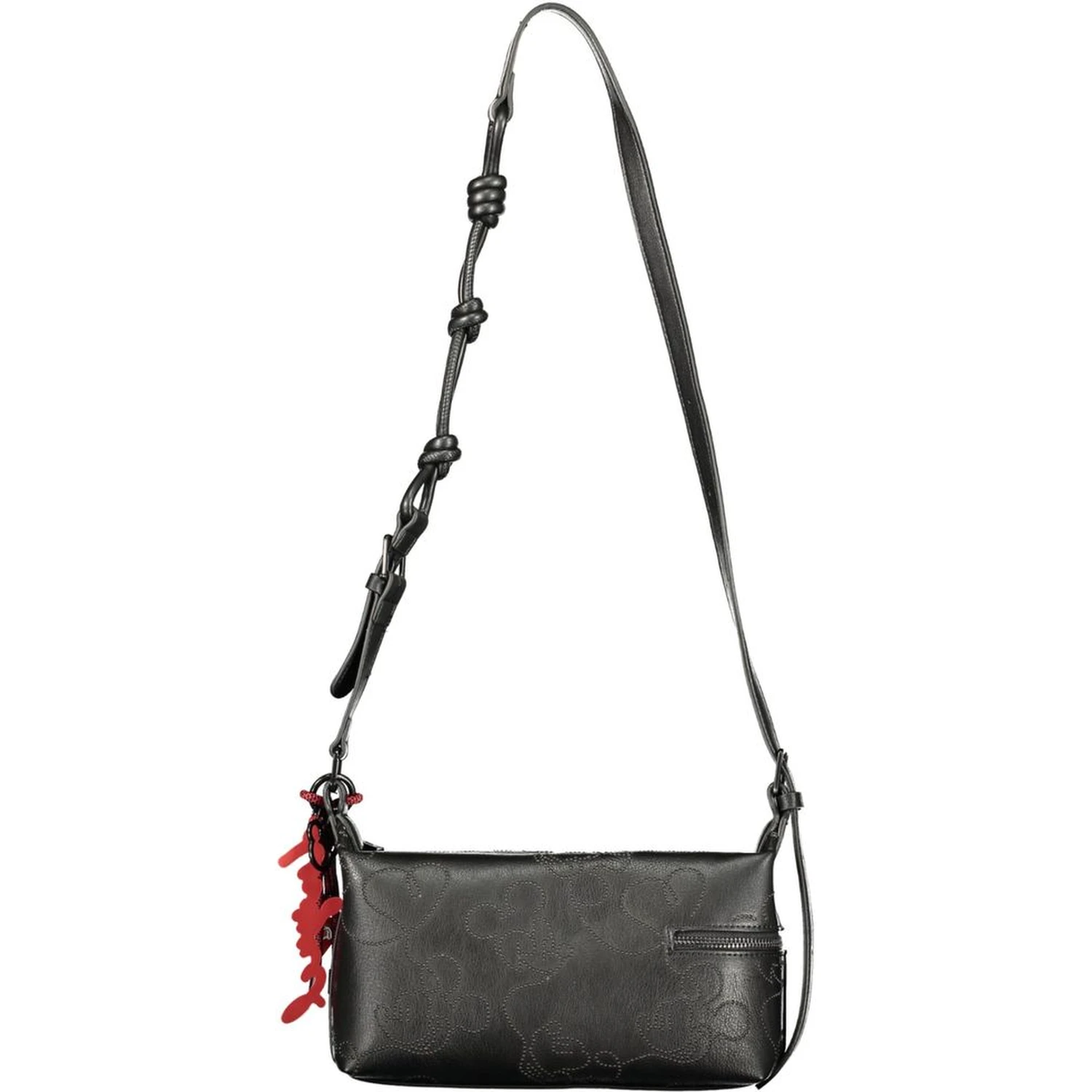 Black Polyurethane Women's Handbag