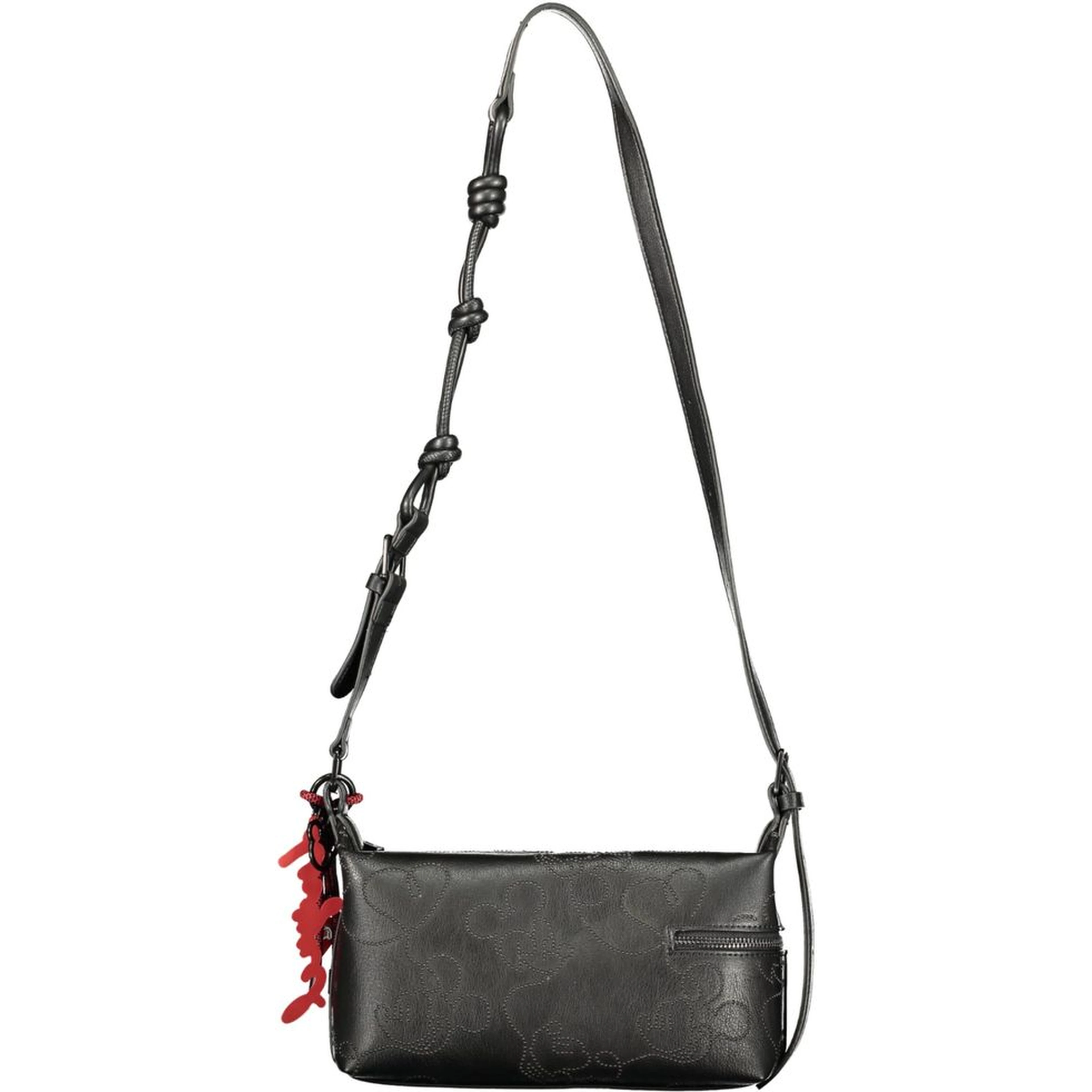 Black Polyurethane Women's Handbag