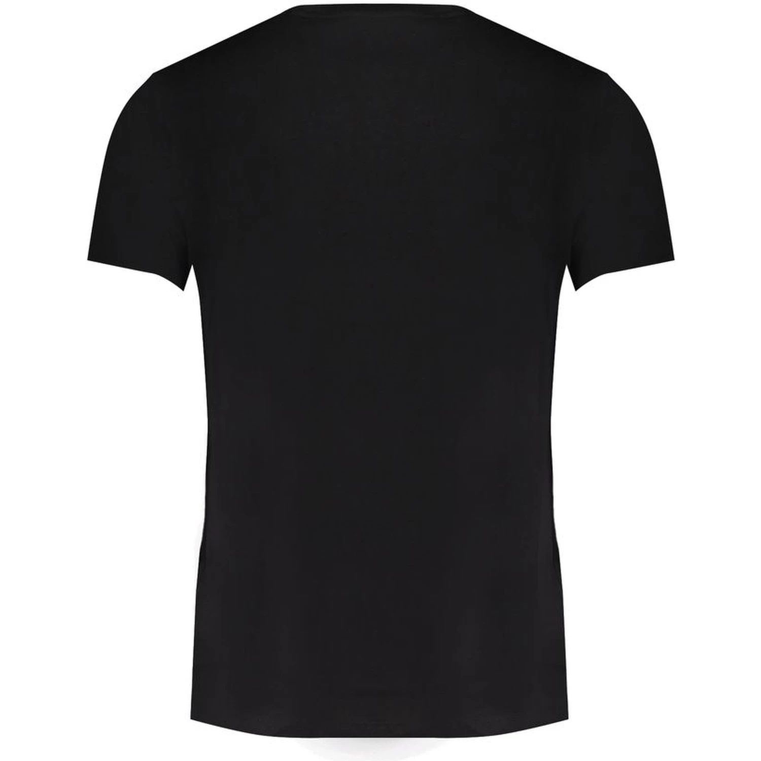 Black Cotton Men T-Shirt