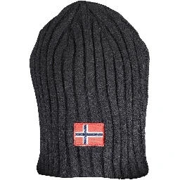 Black Acrylic Men Cap