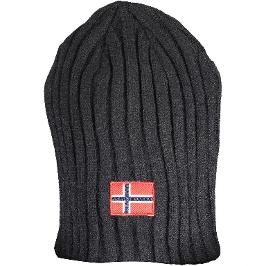 Black Acrylic Men Cap