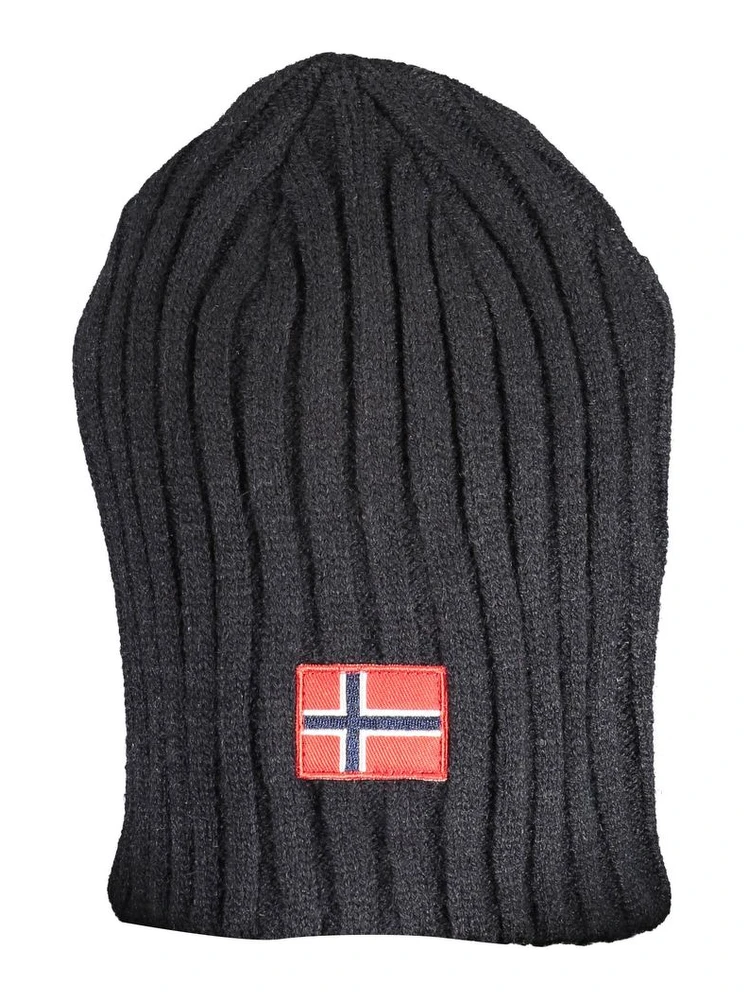 Black Acrylic Men Cap