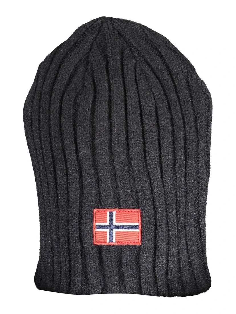 Black Acrylic Men Cap