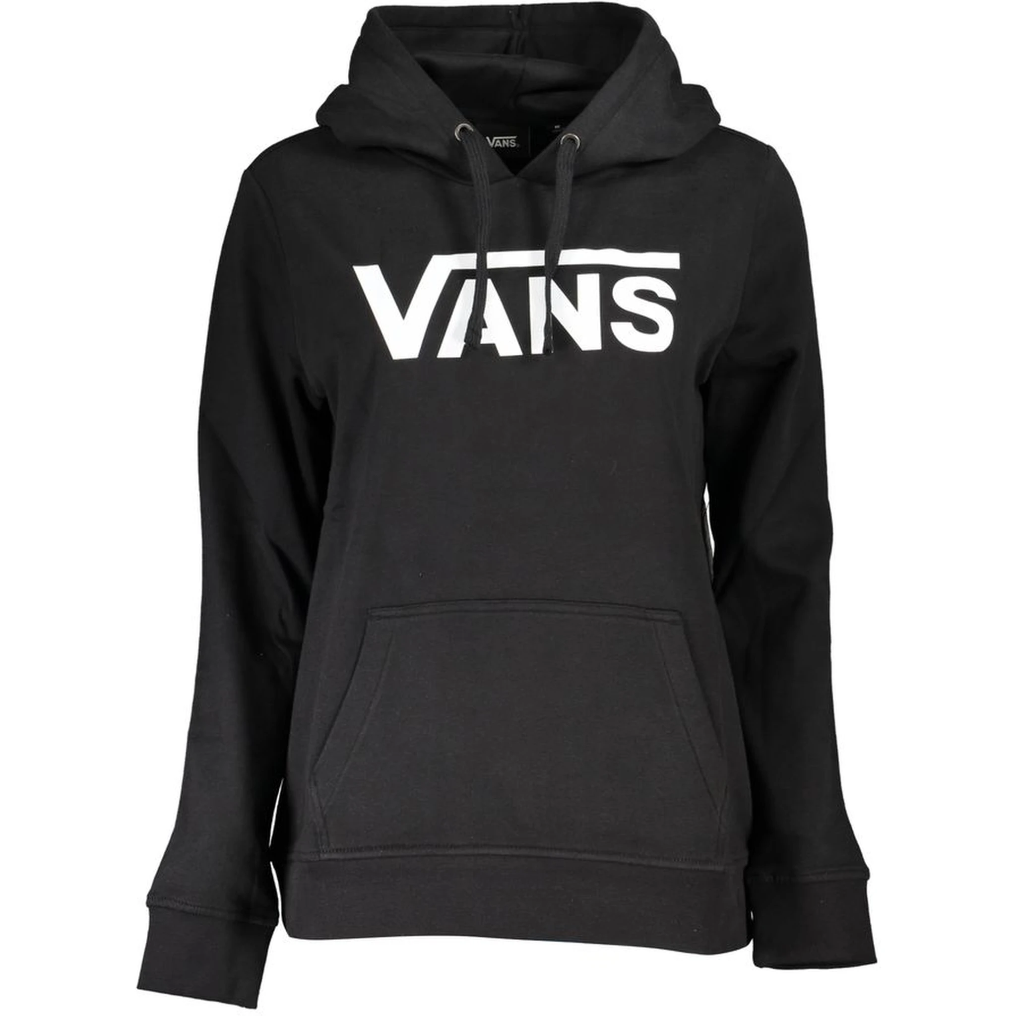 Black Cotton Women Hoodie