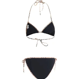 Black Polyamide Bikini