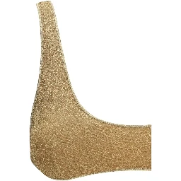 Gold Polyamide One-Piece Swimsuit