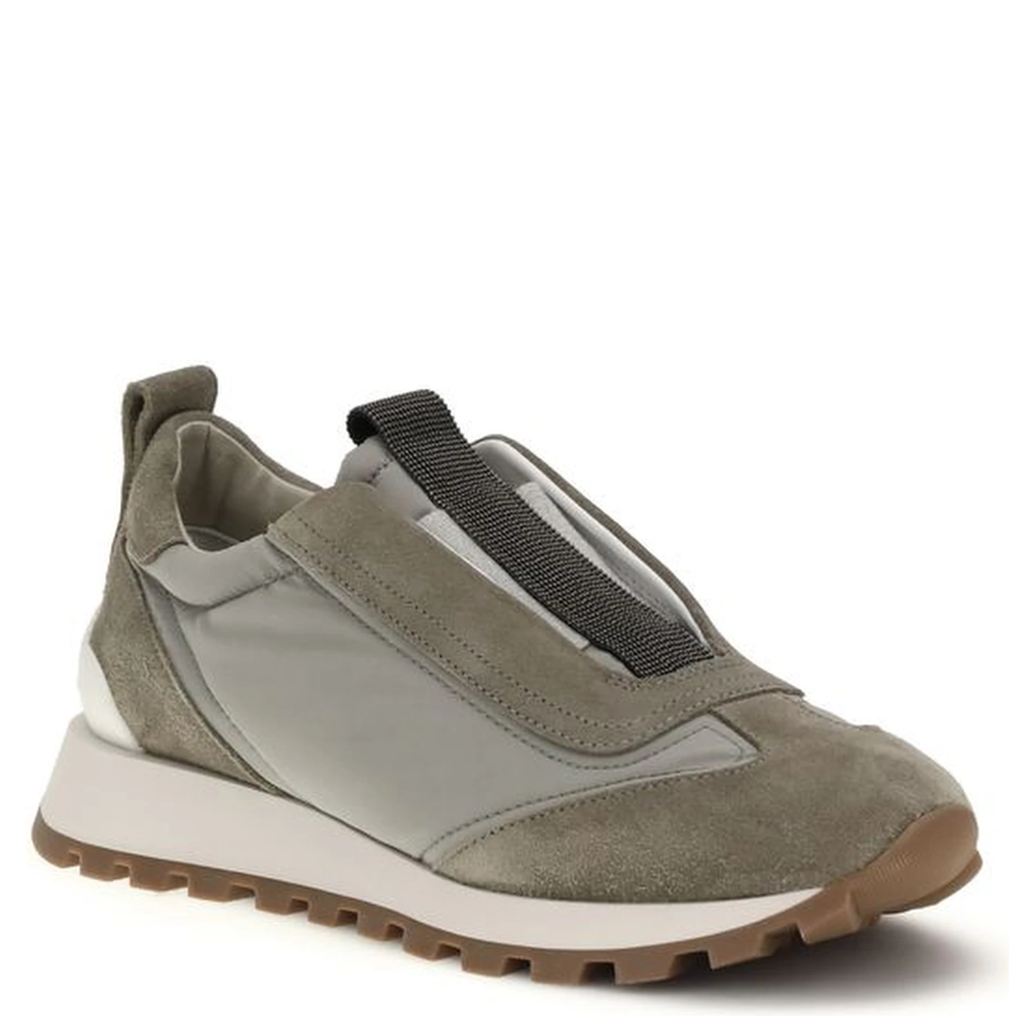 Bicolor Polyester Sneakers