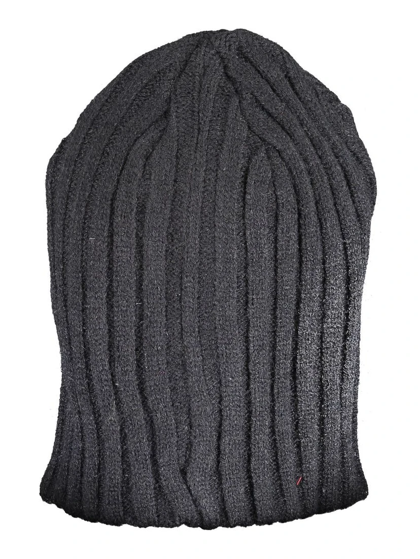 Black Acrylic Men Cap