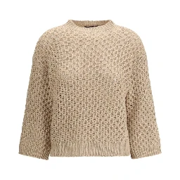 Beige Fleece Wool Sweatshirt