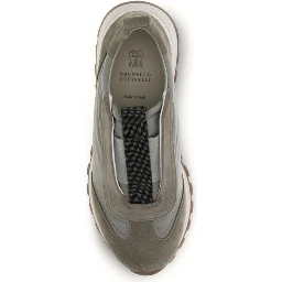 Bicolor Polyester Sneakers