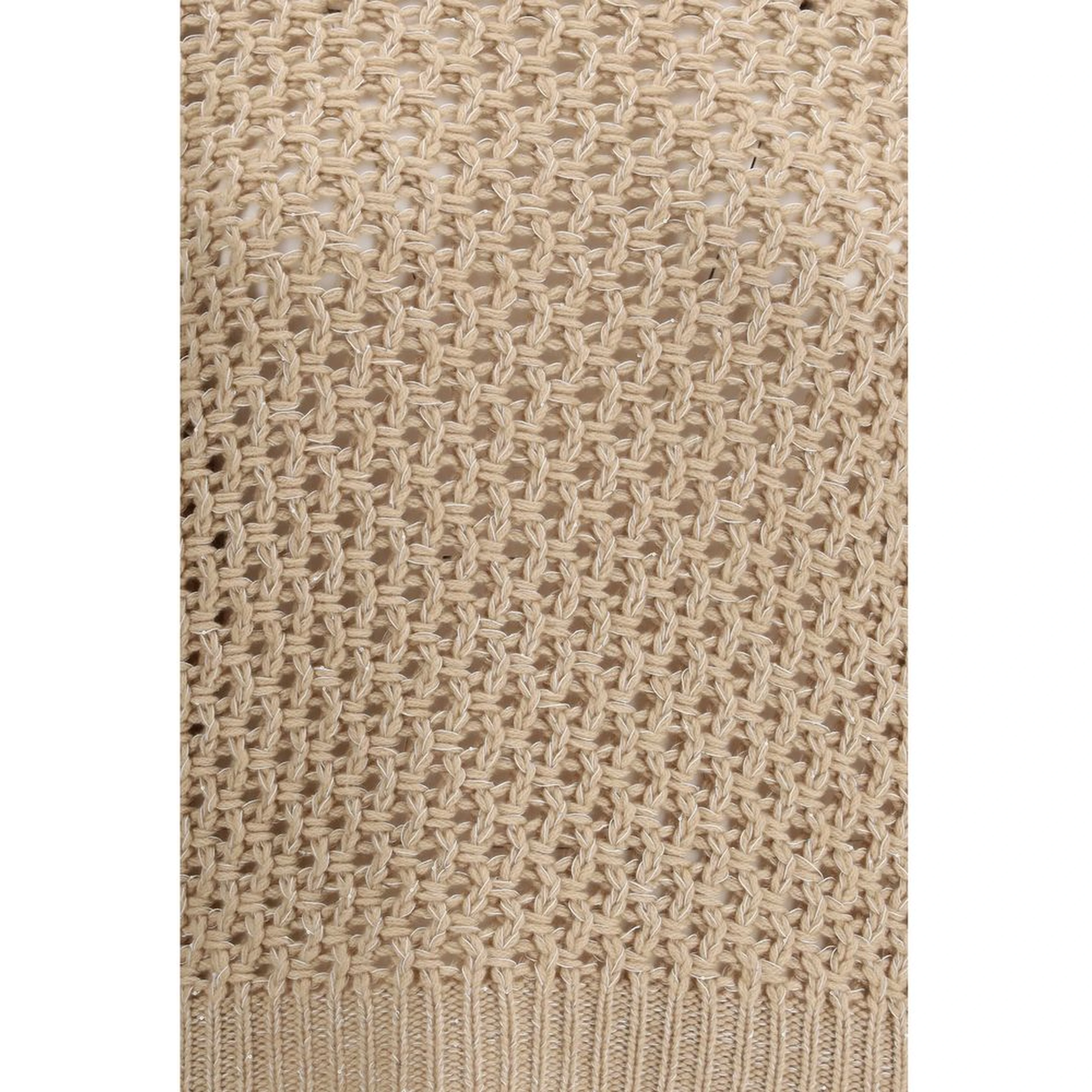 Beige Fleece Wool Sweatshirt