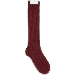 Bordeaux Cashmere Socks