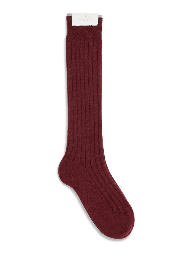 Bordeaux Cashmere Socks