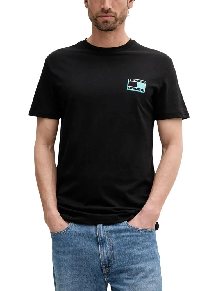 Black Recycled Cotton T-Shirt