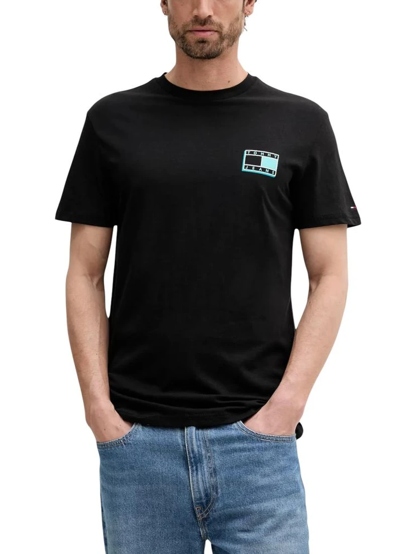Black Recycled Cotton T-Shirt