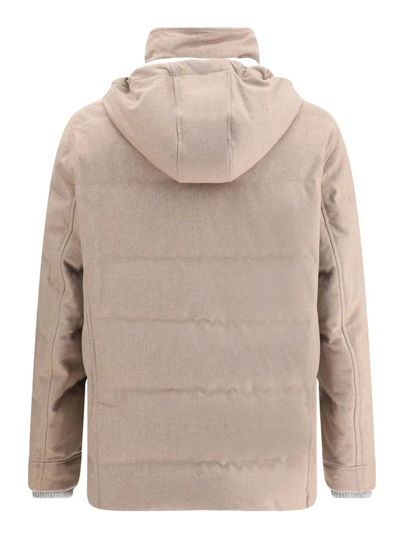 Beige Wool Clothing