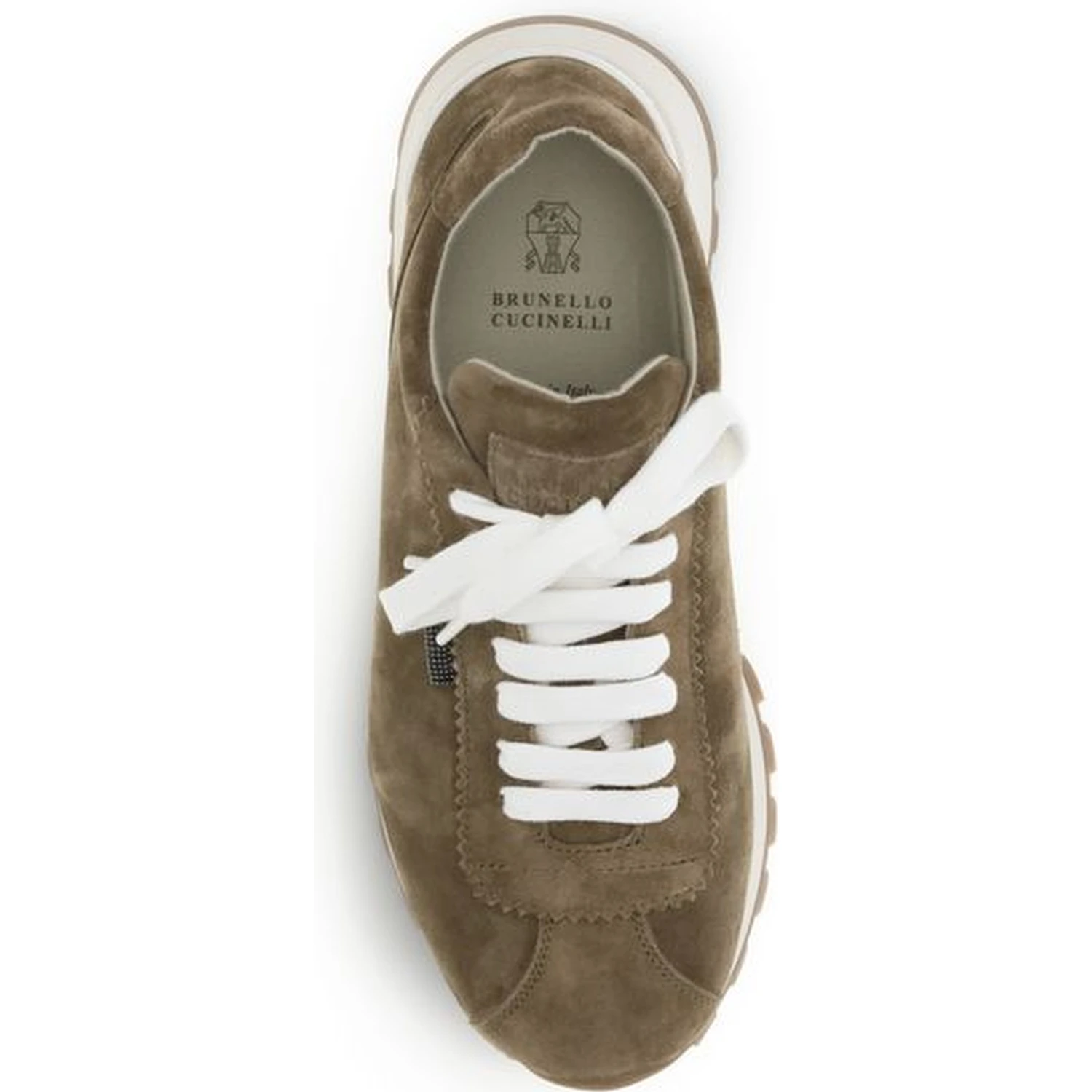 Brown Calf Leather Bos Taurus Platform Sneakers