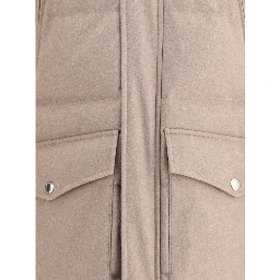 Beige Wool Clothing