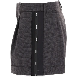 SHORTS WITH LOGO RIBBON