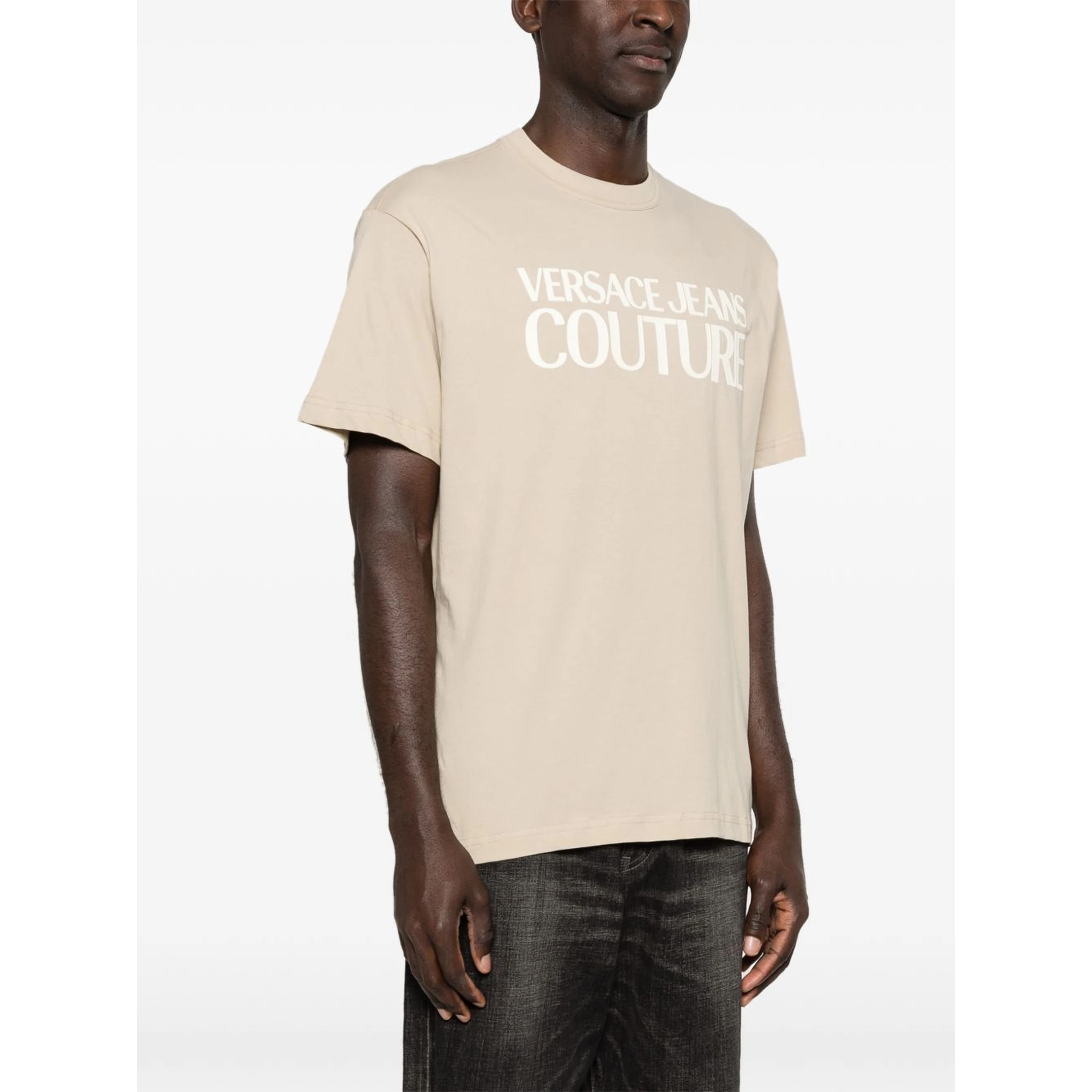 VERSACE JEANS COUTURE T-shirts and Polos Beige
