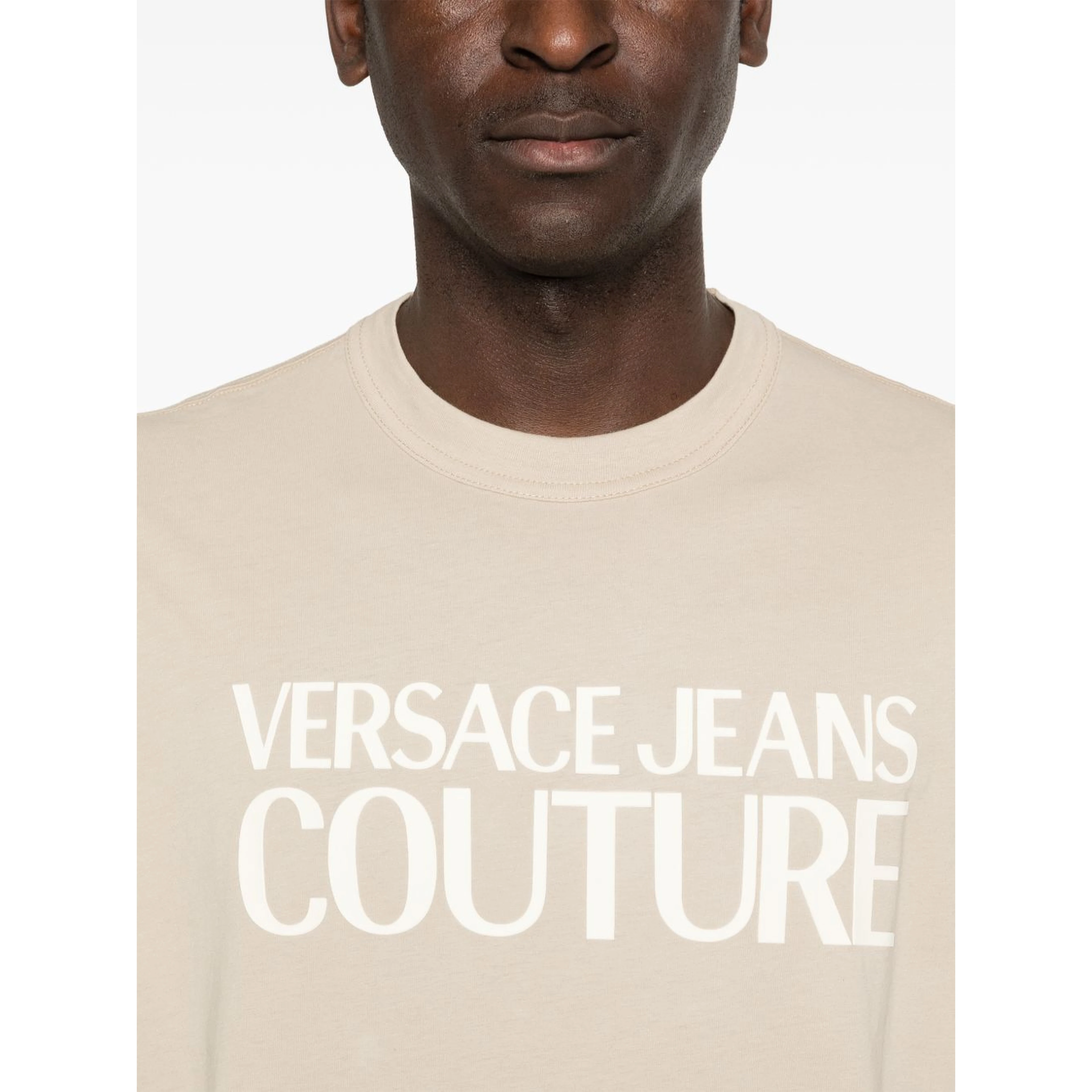 VERSACE JEANS COUTURE T-shirts and Polos Beige