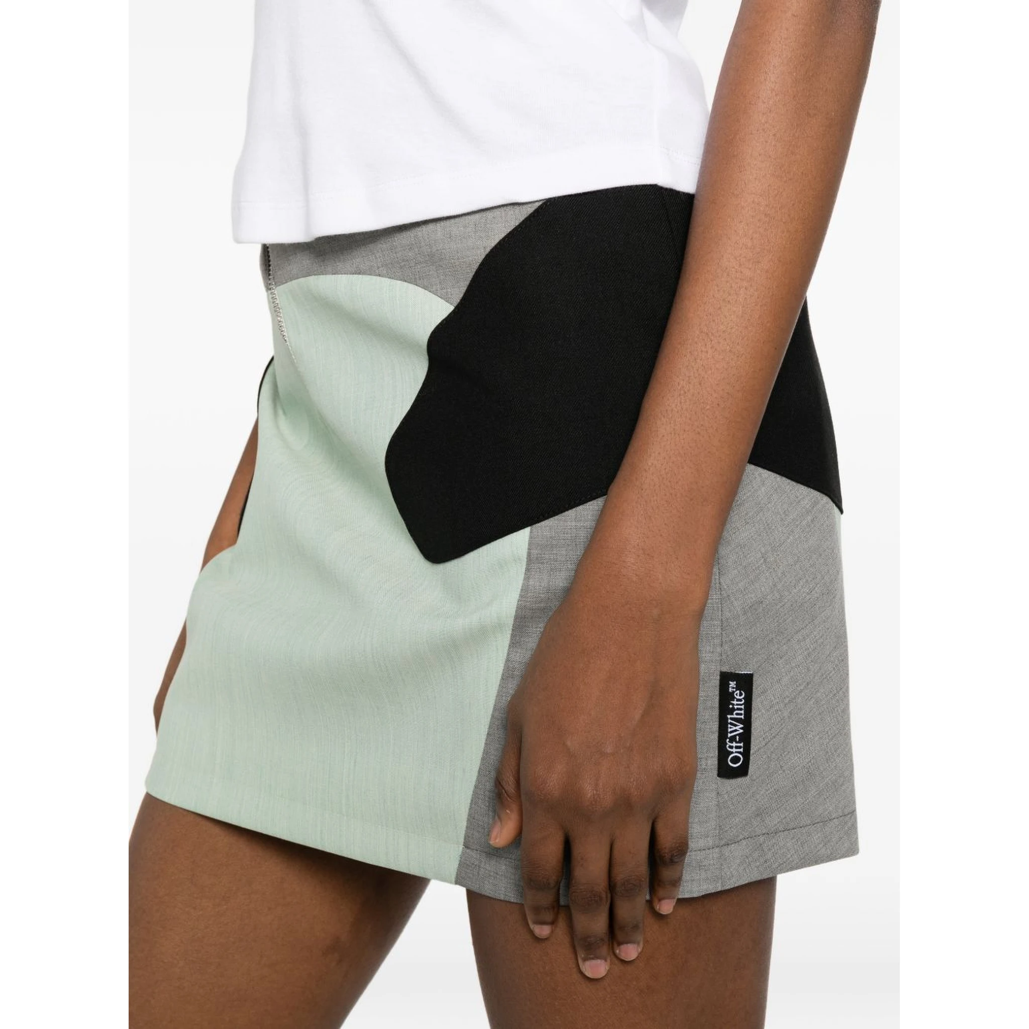 Off White Skirts Blue