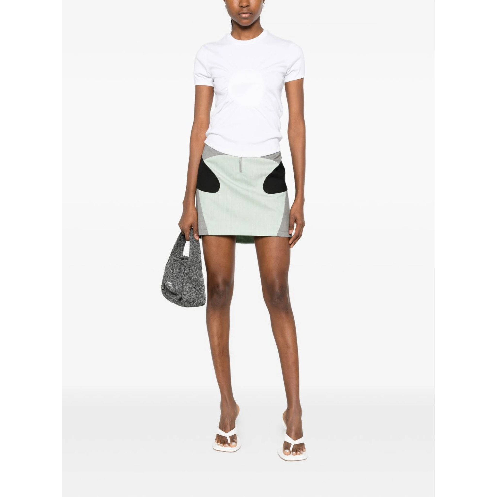 Off White Skirts Blue