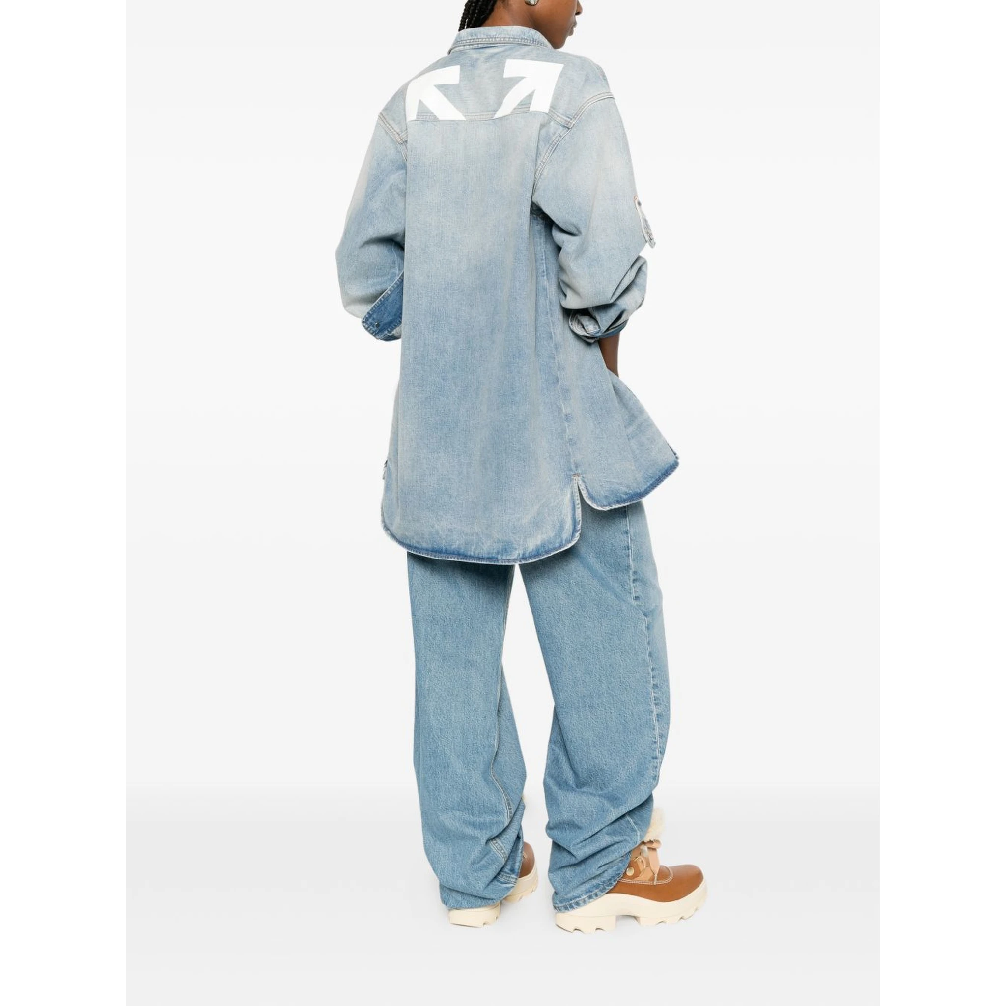 Off White Shirts Blue