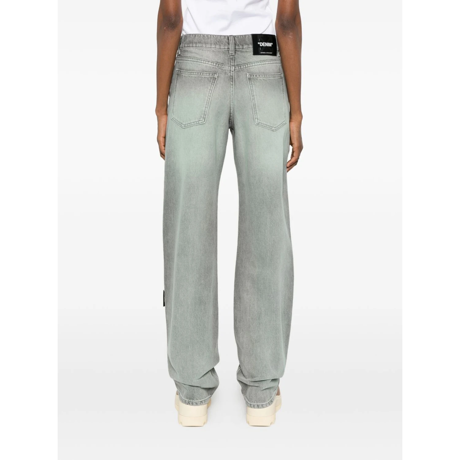 Off White Jeans Grey