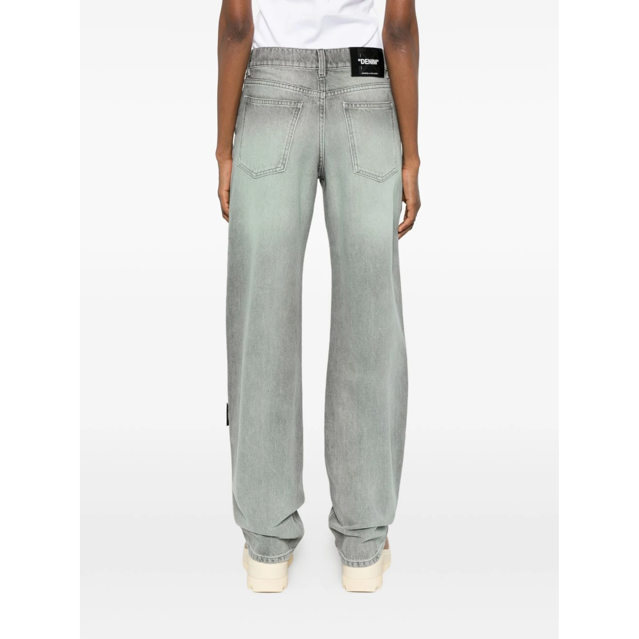 Off White Jeans Grey